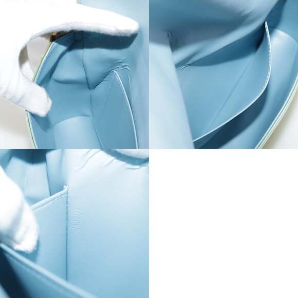 LOUIS VUITTON Monogram Vernis Thompson Street Bag Baby Blue M91009 - Picture 12 of 12